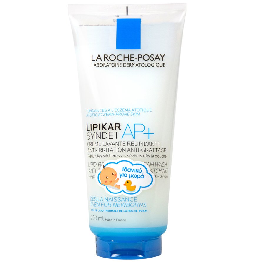 La Roche Posay Lipikar Syndet AP+ Κρέμα Καθαρισμού Σώματος για Πολύ Ξηρό Δέρμα με τάση Ατοπίας, 200ml