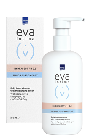 Eva Intima Hydrasept pH3.5 Minor Discomfort Υγρό Καθαρισμού Για Την Ευαίσθητη Περιοχή, 250ml