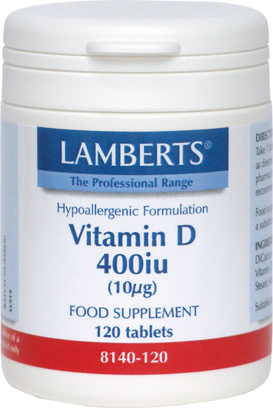 Lamberts Vitamin D3 400IU 120 Tabs 