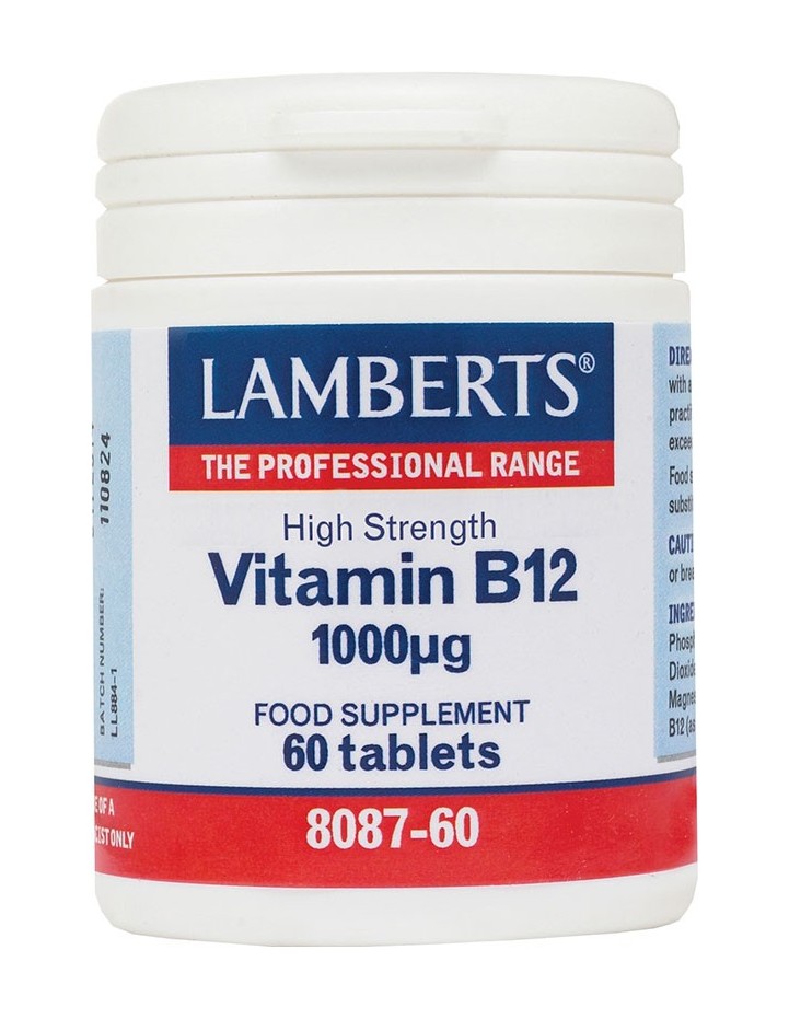 Lamberts Vitamin B-12 1000ug 60 Tabs