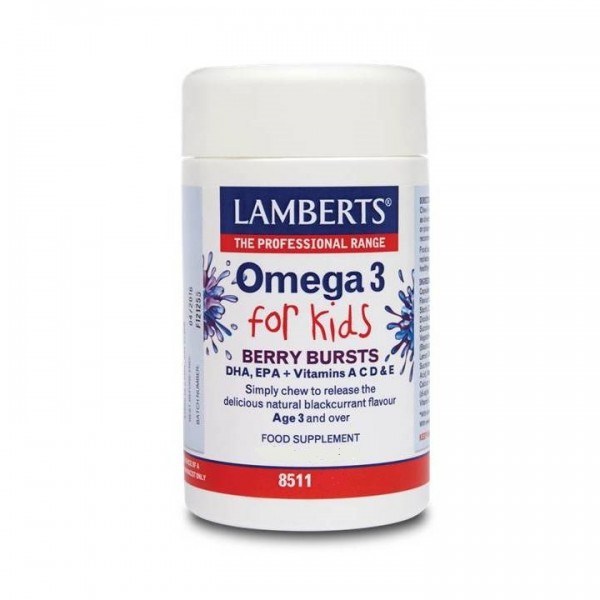 Lamberts Omega 3 for Kids Berry Bursts 30cap