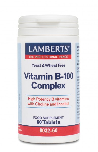 Lamberts Vitamin B-100 Complex 60 Tabs 