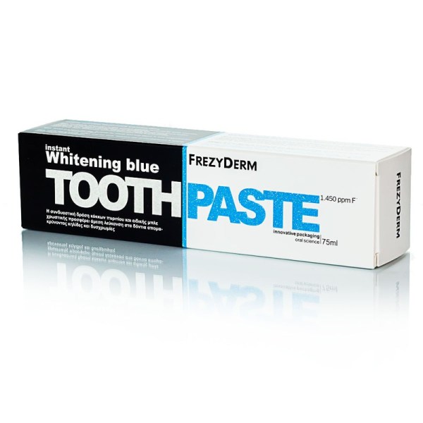 Frezyderm Instant Whitening Blue - Λευκαντική Οδοντόκρεμα 75ml