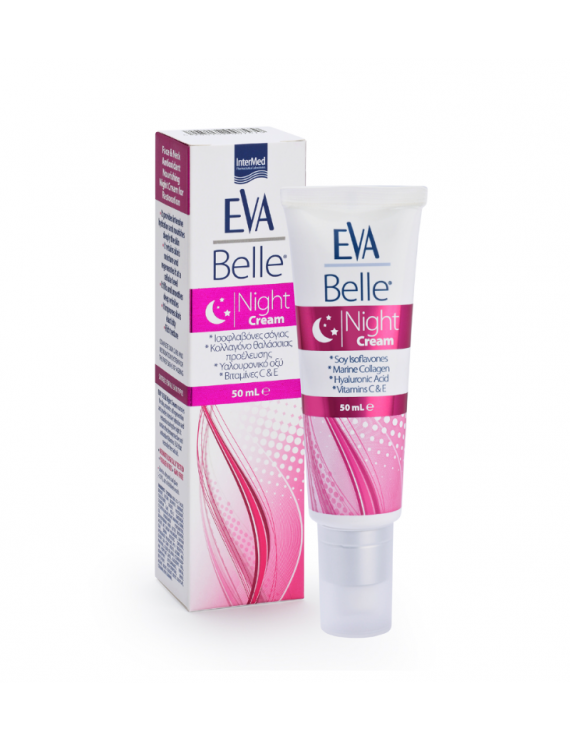 Intermed Eva Belle Night Face Cream Κρέμα Νυκτός για Πρόσωπο & Λαιμό, 50ml