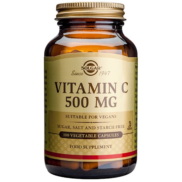 Solgar Vitamin C 500mg Συμπλήρωμα Διατροφής Βιταμίνη C για Ενίσχυση Ανοσοποιητικού