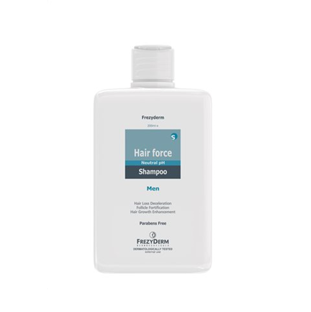 Frezyderm Hair Force Shampoo Men Τριχοτονωτικό Σαμπουάν Ειδικά Μελετημένο για Άνδρες 200ml.