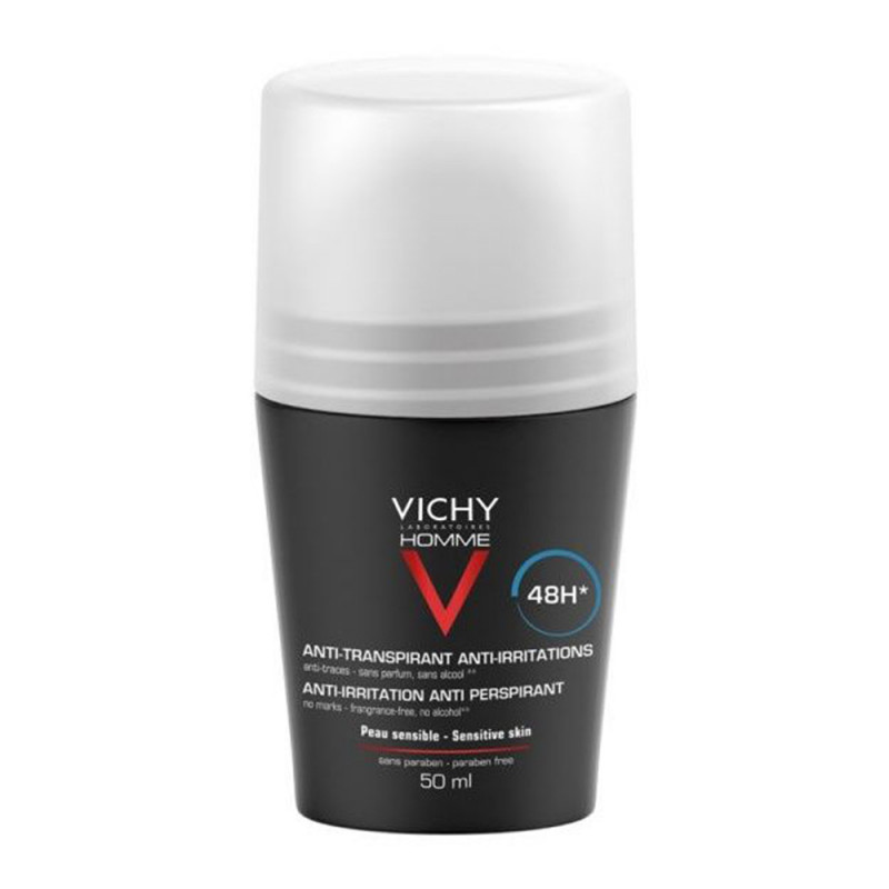 Vichy Homme Deodorant 48h Αποσμητικό για Ευαίσθητες Επιδερμίδες 50ml