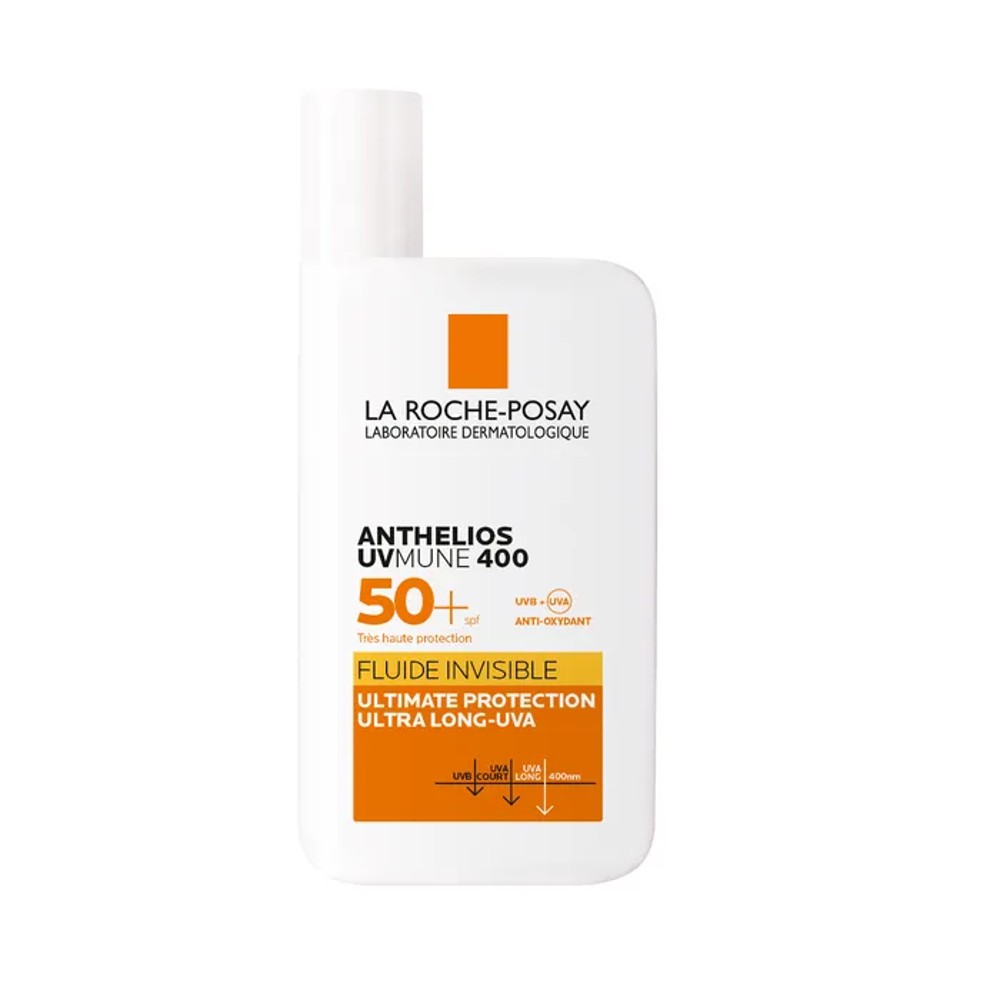 La Roche Posay Anthelios Uvmune 400 Invisible Fluid SPF50+ Αντηλιακό Λεπτόρρευστης Υφής με Άρωμα 50ml