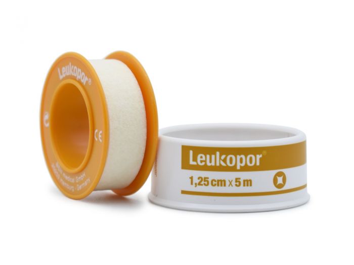 Leukopor Αυτοκόλλητη Υποαλλεργική Eπιδεσμική Ταινία 1,25cm x 5m