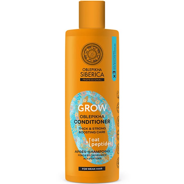 Natura Siberica Oblepikha Grow Conditioner Ενδυνάμωσης για Ενίσχυση της Τρίχας 400ml