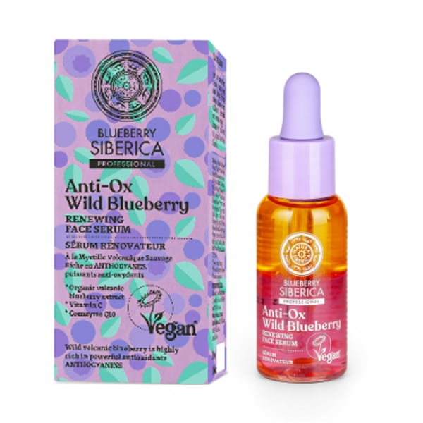 Natura Siberica Anti-Ox Wild Blueberry Ορός Προσώπου Ανανέωσης 30ml
