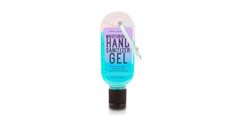 Mad Beauty Hand Sanitizer Gel Neon Coconut 30ml