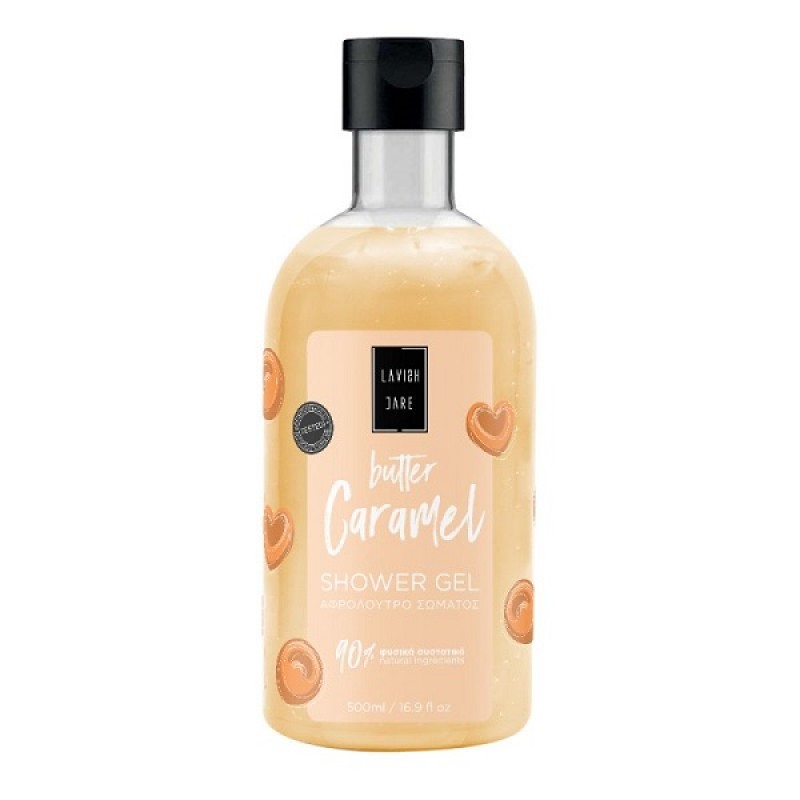 Lavish Care Butter Caramel Shower Gel - Αφρόλουτρο με άρωμα Καραμέλα Βουτύρου 500ml