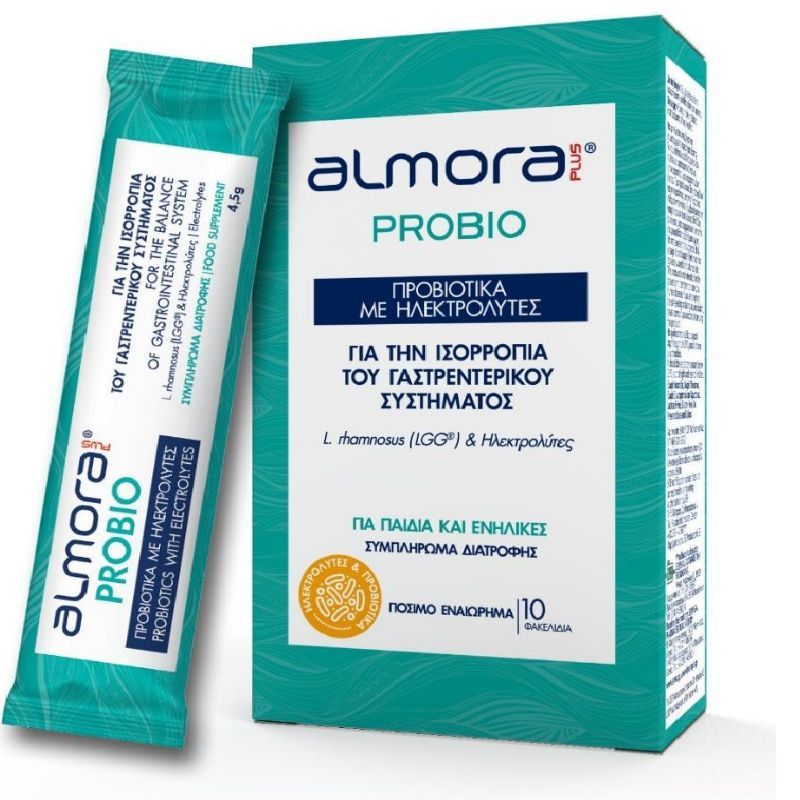 ALMORA Probio Προβιοτικά με Ηλεκτρολύτες, 10 Φακελίδια