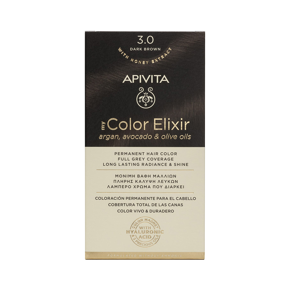 Apivita My Color Elixir 3.0 Βαφή Μαλλιών Καστανό Σκούρο