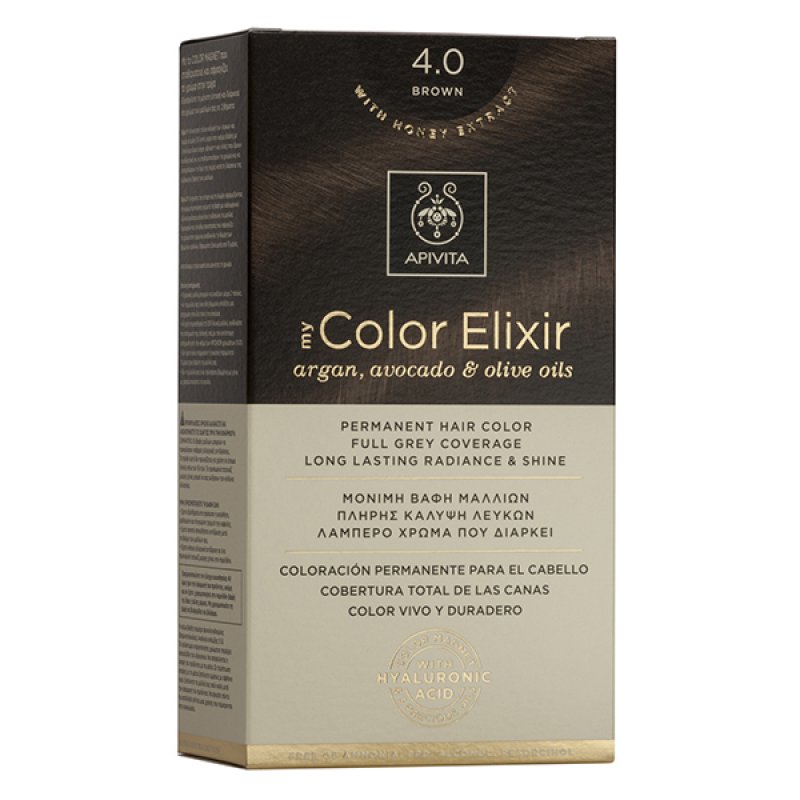 Apivita My Color Elixir kit No4.0 Καστανό