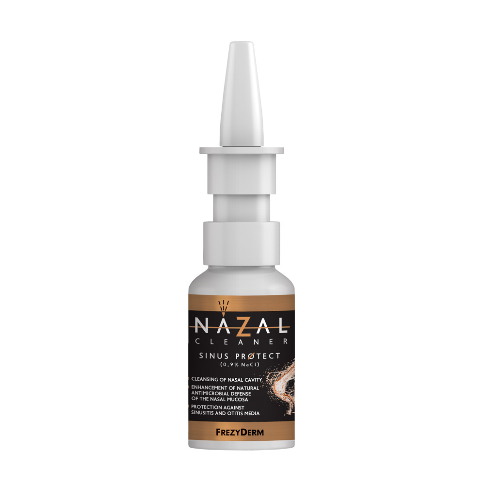 Frezyderm Nazal Cleaner Sinus Protect για Ανακούφιση από Ιγμορίτιδα & Ωτίτιδα Υπέρτονο Αλατούχο Διάλυμα 0,9% NaCl, 30ml