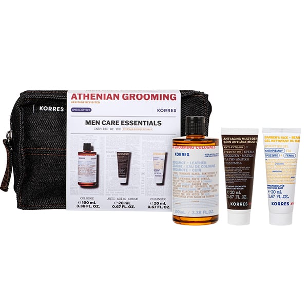 Korres Promo Athenian Grooming Άρωμα 100ml & Κρέμα Αντιγήρανσης 20ml & Καθαριστικό Προσώπου 20ml