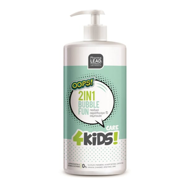 Pharmalead Kids Bubble Fun Παιδικό Αφρόλουτρο & Σαμπουάν 1000 ml