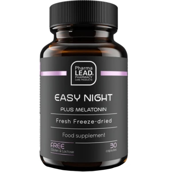 Pharmalead Black Range Easy Night Plus Melatonin, 30Caps