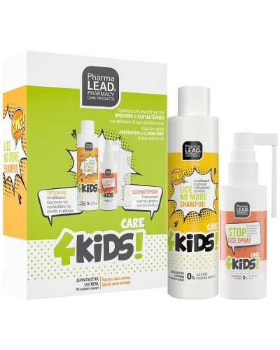 PharmaLead Lice No More Set Αντιφθειρικό Σαμπουάν, 125ml & Αντιφθειρική Λοσιόν, 125ml