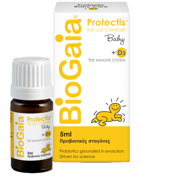 BIOGAIA Protectis Baby Drops +D3 Προβιοτικές Σταγόνες 5ml