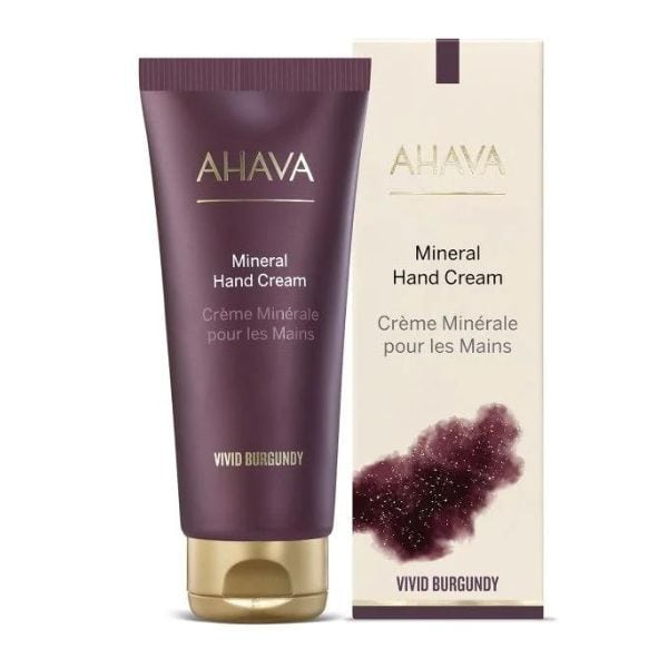 Ahava Vivid Burgundy Mineral Hand Cream 100ml