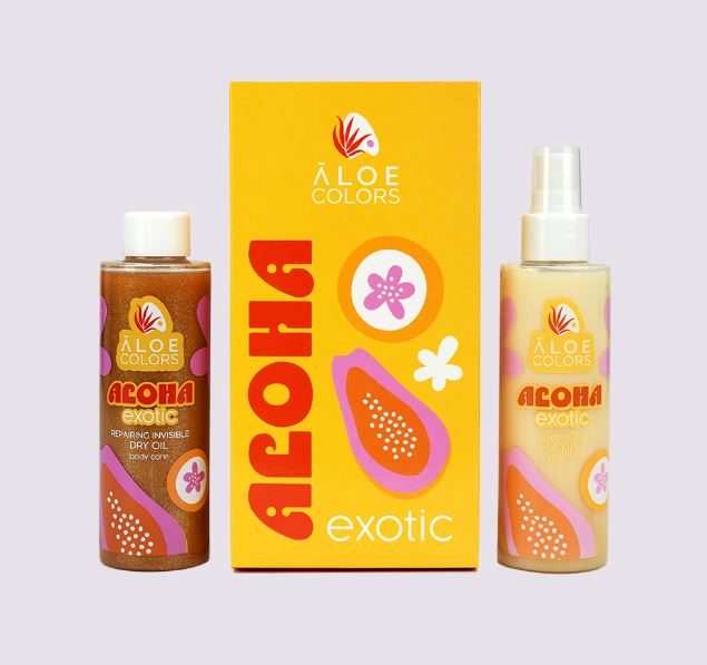 Aloe Colors Aloha Exotic Set Oil Mist & Dry Oil με Άρωμα Φρούτων (Μάνγκο – Παπάγια) Aloe Colors Aloha Exotic Set Oil Mist & Dry Oil με Άρωμα Φρούτων (Μάνγκο – Παπάγια)