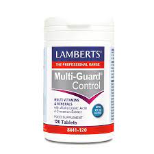 Lamberts Multi-Guard Control  Multi Vitamins & MInerals 120 Tabs 