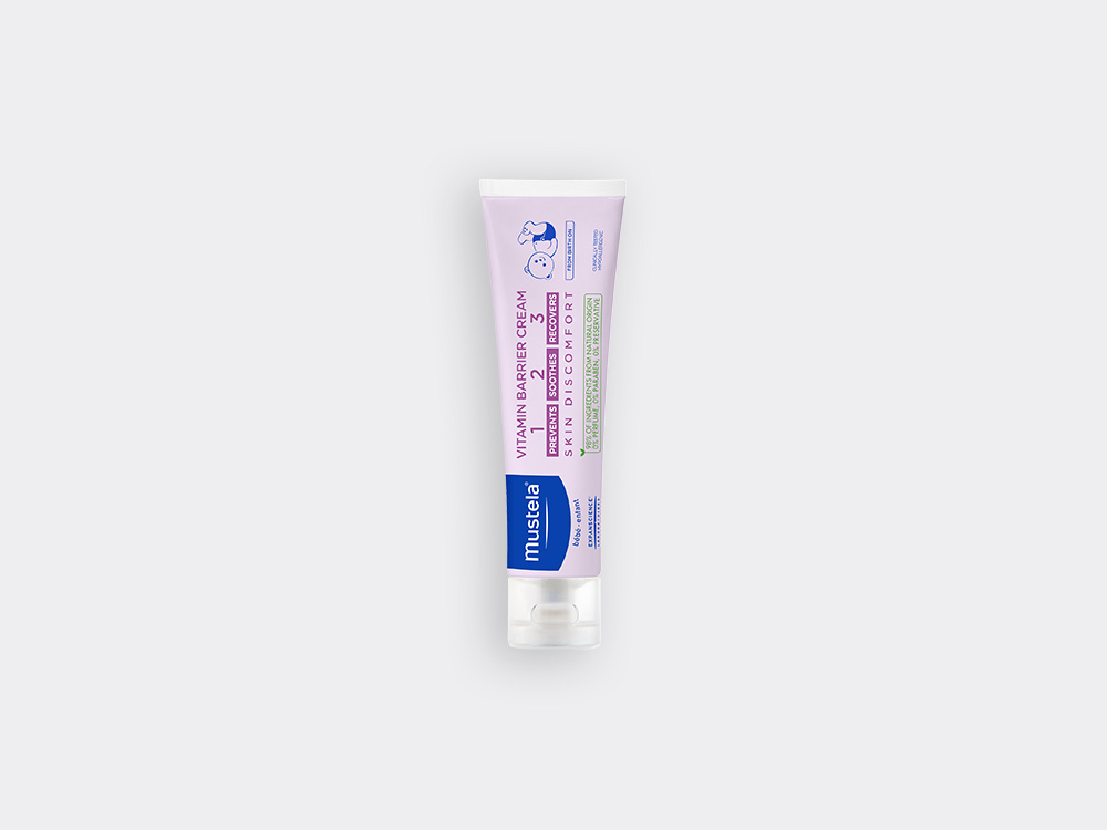 Mustela Bebe Vitamin Barrier Creme 1-2-3 Καθημερινή Κρέμα για την Αλλαγή της Πάνας, 50ml