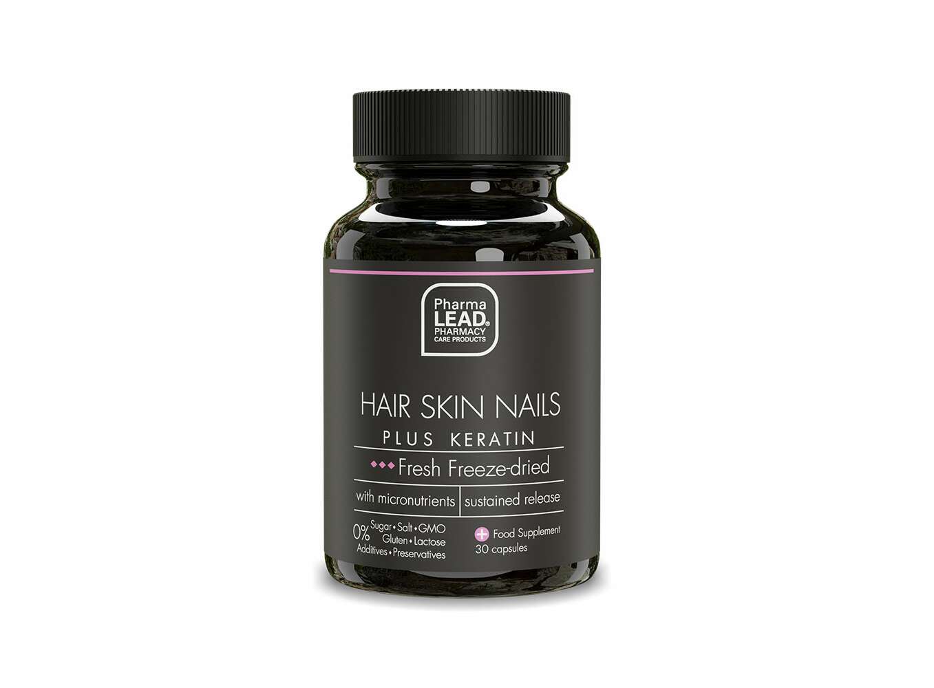 Pharmalead Black Range Hair Skin Nails Plus Keratin, 30capsPharmalead