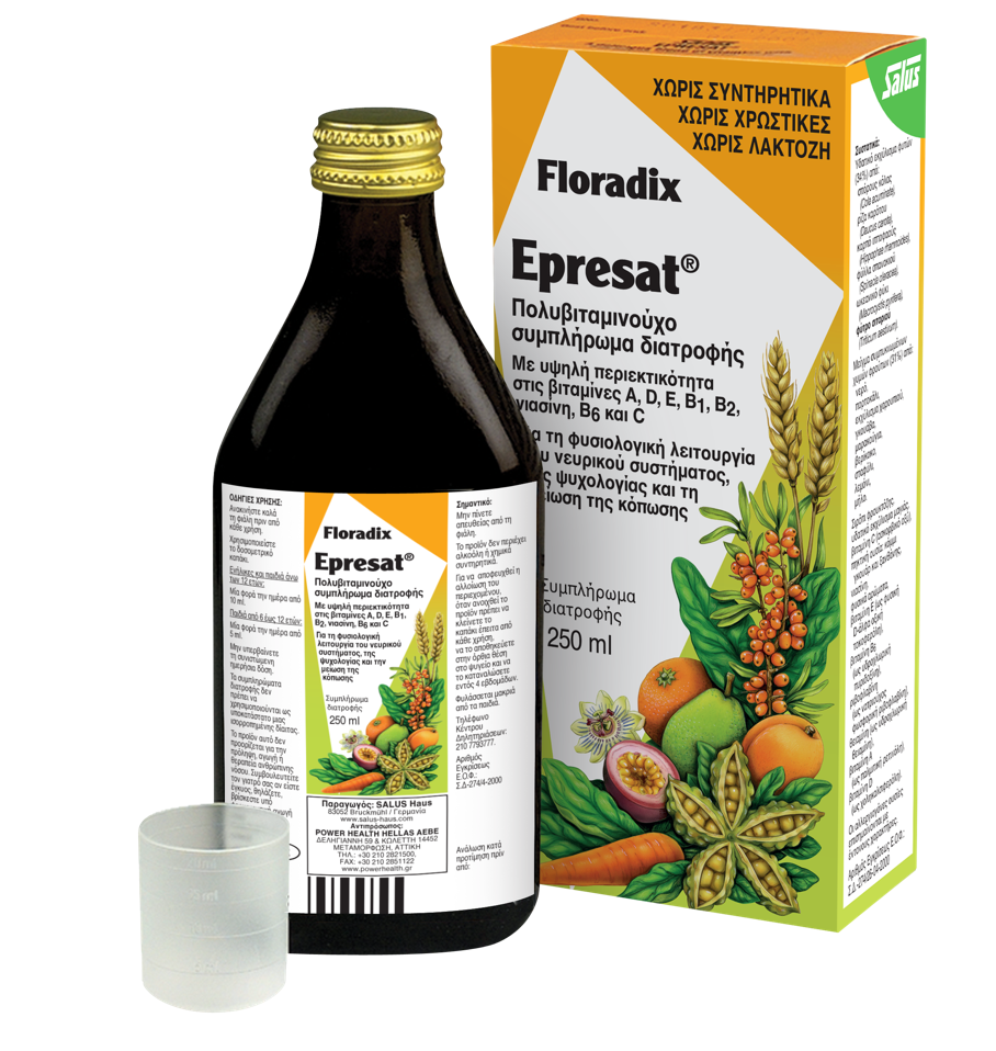 Power Of Nature Epresat Σιρόπι,Πολυβιταμινούχο Συμπλήρωμα Διατροφής , 250 ml