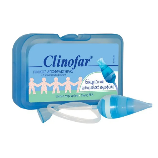 Clinofar Ρινικός Αποφρακτήρας +5 Προστατευτικά Φίλτρα