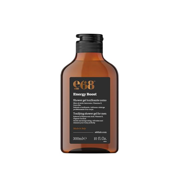 E68 Energy Boost Tonifying Shower Gel for Men 300ml