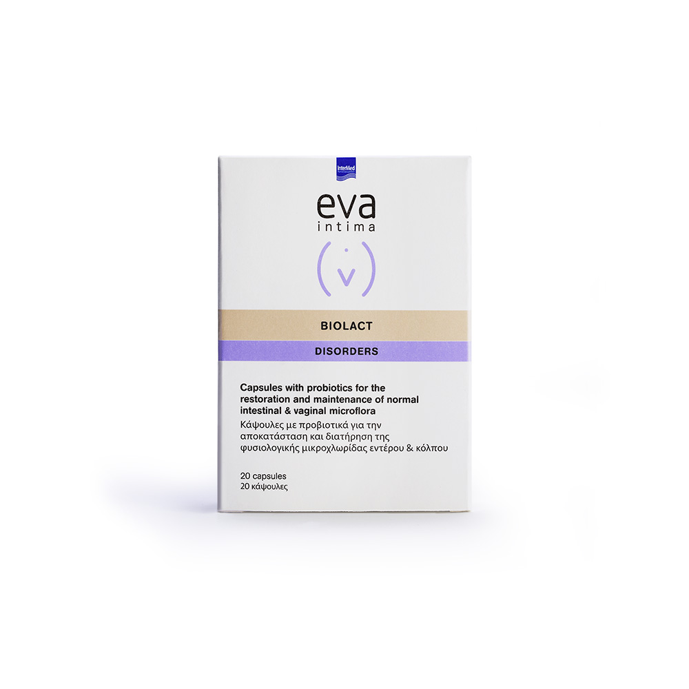 Eva Initima Biolact Capsules Sisorders - Κάψουλες με προβιοτικά 20κάψουλες