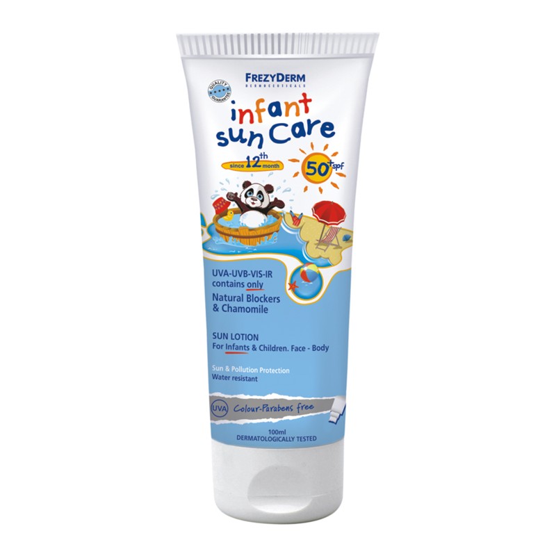 Frezyderm Infant Sun Care SPF50 Αντηλιακό Γαλάκτωμα για Νήπια & Παιδιά από τον 12ο μήνα 100ml