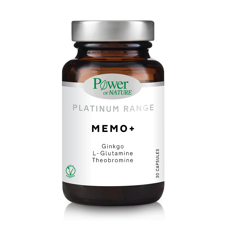 Power Of Nature Platinum MEMO+ Συμπλήρωμα Διατροφής για την Βελτίωση της Μνήμης, 30 δισκία