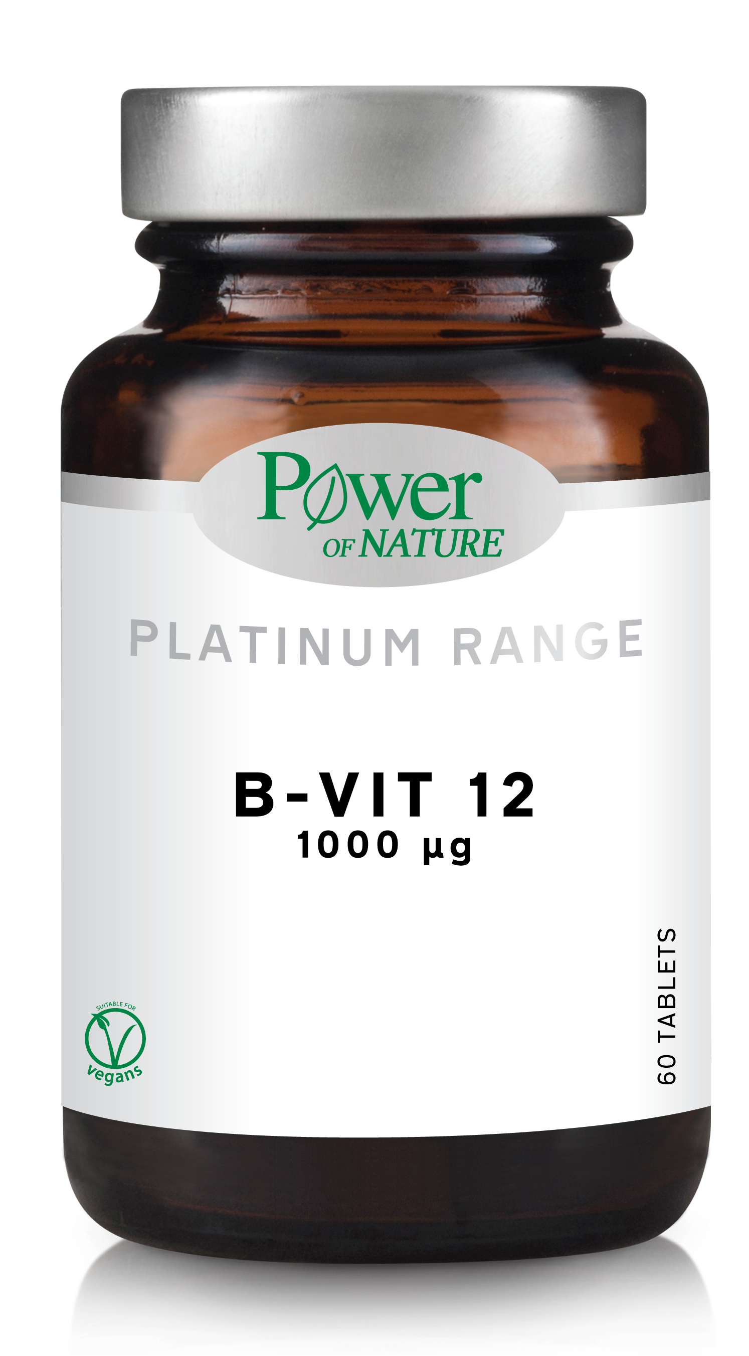 Power Of Nature  Classics Platinum Range B- Vit12 1000mg Συμπλήωμα Διατροφής, 60 ταμπλέτες