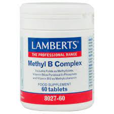 Lamberts Methyl B Complex Σύμπλεγμα Βιταμινών Β 60tab