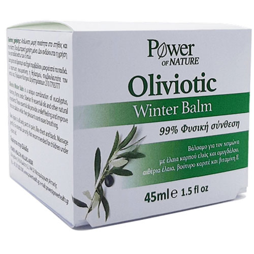 Power Of Nature  Oliviotic Winter Balm Αποσυμφορητικό με Ευκάλυπτο για Εντριβή ή Εισπνοή, 45ml