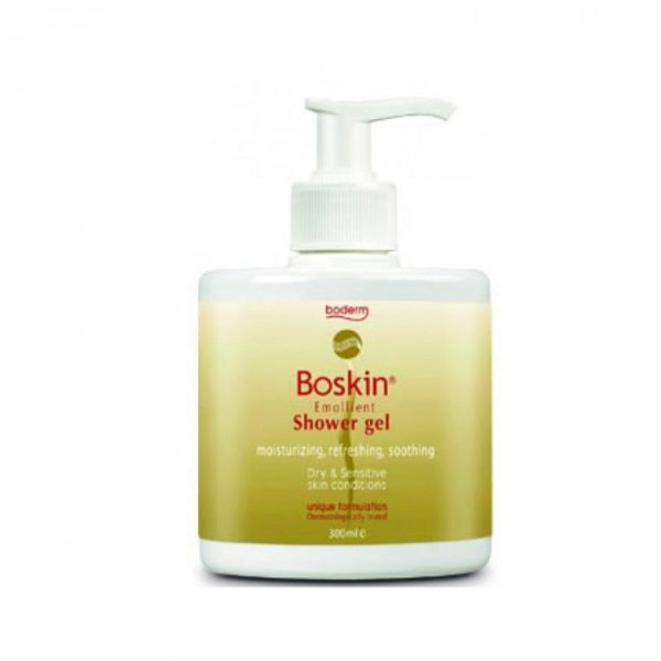 Boderm Boskin Emollient Shower Gel Ενυδατικό Αφρόλουτρο για Ξηρό - Ευαίσθητο Δέρμα 300ml
