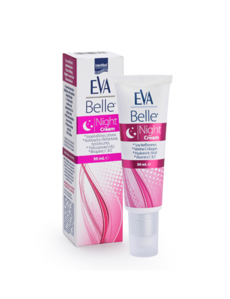 Intermed Eva Belle Night Face Cream Κρέμα Νυκτός για Πρόσωπο & Λαιμό, 50ml