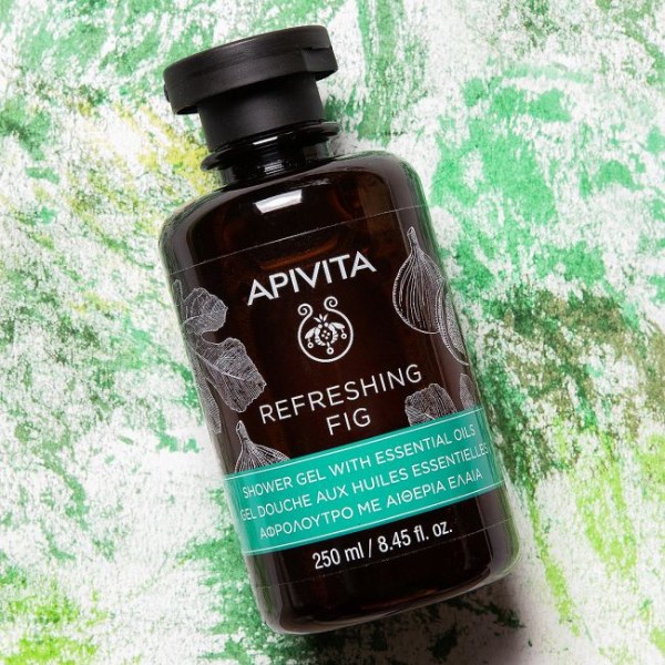 Apivita Refreshing Fig Shower Gel  Αφρόλουτρο με Αιθέρια Έλαια, 250ml