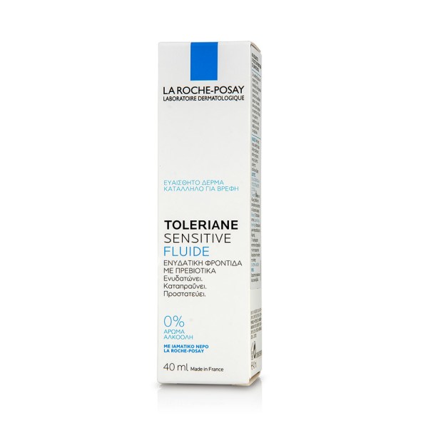 La Roche Posay Toleriane Sensitive Fluide - Ενυδατική Κρέμα Προσώπου για Ευαίσθητο Δέρμα, 40ml