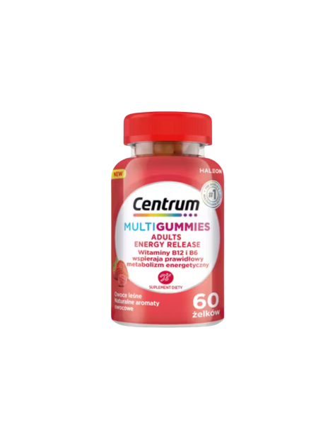 Centrum Multi Gummies Adults Energy Release, 60gummies