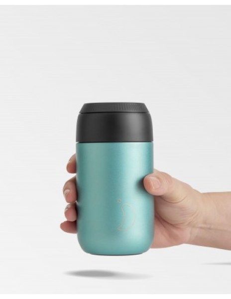 Chilly's Original Coffee Cup 340ml | Matte Blue