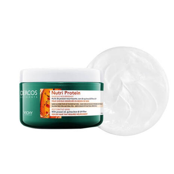 Vichy Dercos Nutri Protein Restorative Mask Μάσκα Αναδόμησης Για Ξηρά Μαλλιά 250ml
