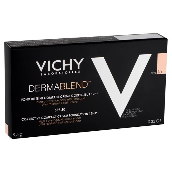 VICHY Dermablend Compact Cream Make-Up Opal No30 SPF30  - Συμπαγής Πούδρα Make-Up Προσώπου No 15, 9.5g