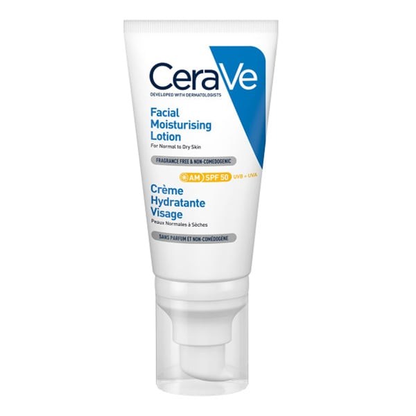 CeraVe AM Facial Moisturising Lotion SPF50, 52ml