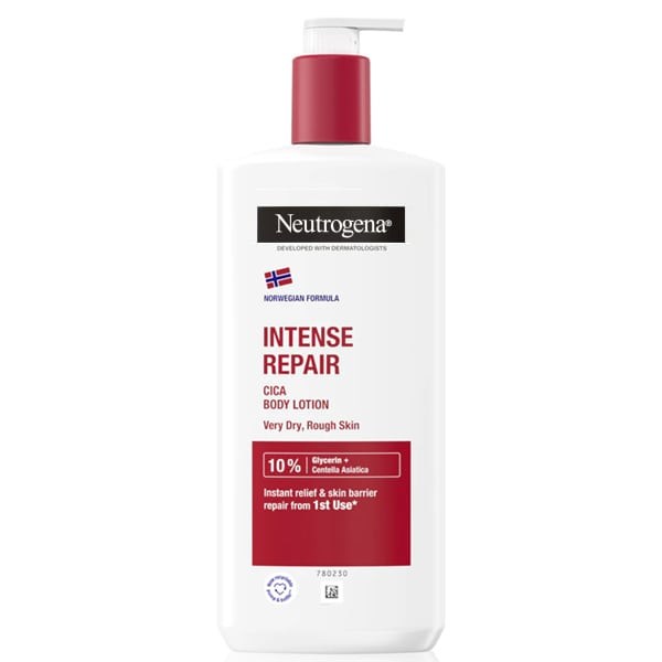 Neutrogena Intense Repair CICA Lotion Κρέμα Σώματος Εντατικής Ενυδάτωσης & Επανόρθωσης 400ml